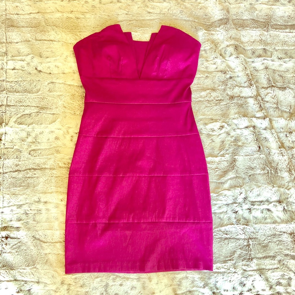 Charlotte Russe. Hot Pink strapless Dress. Barbie